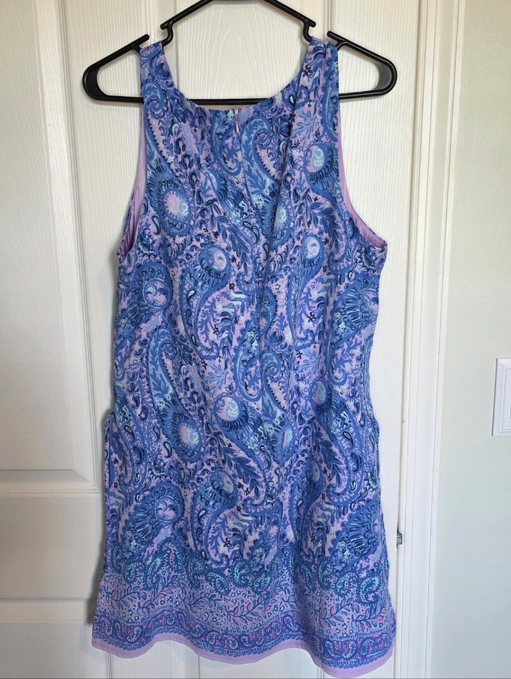 Lilly Pulitzer Donna Romper in the Purple Iris Hello Sunshine print - Picture 2 of 3
